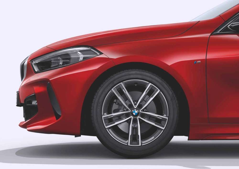 BMW Winterkompletträder M Doppelspeiche 550 bicolor (ferricgrau / glanzgedreht) 17 Zoll RDCi 1er F40 2er F44 Preis Pro Rad