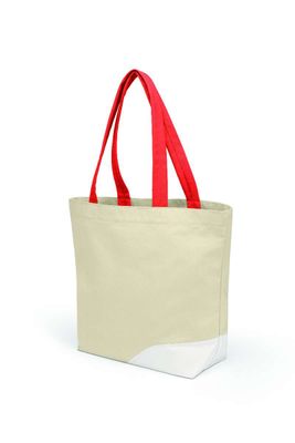 MINI Car Face Detail Shopper - Vibrant Silver / Weiß / Rebell Red