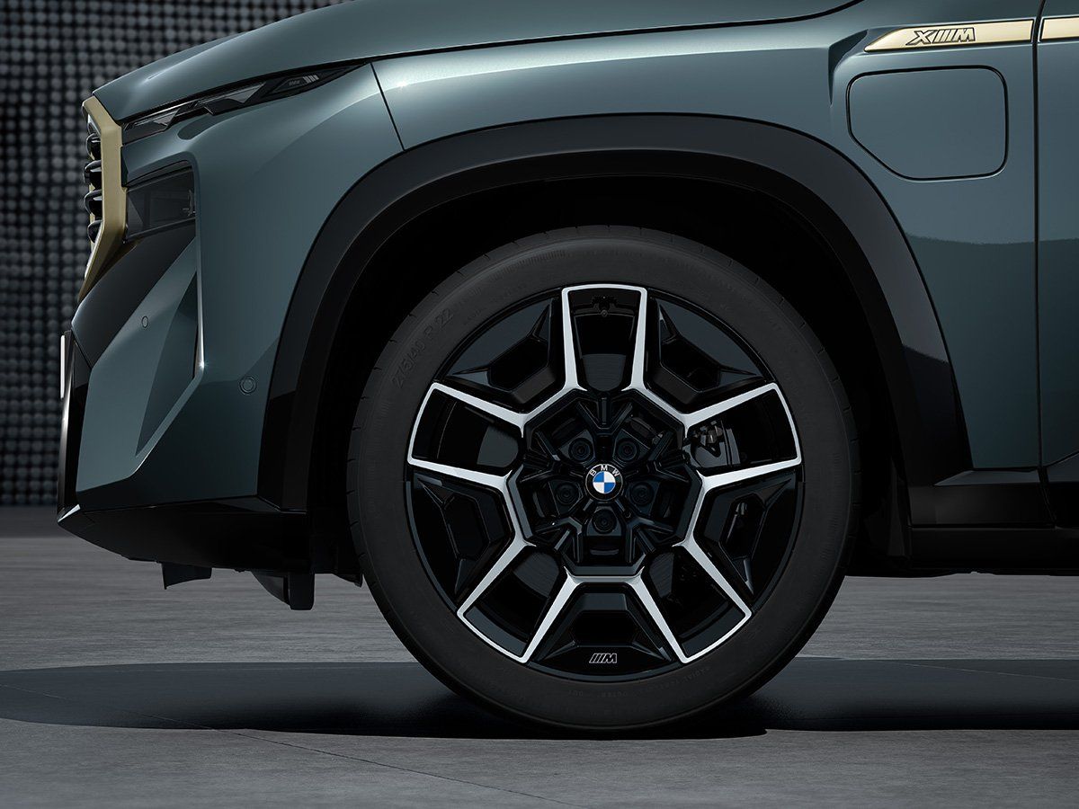 BMW Winterkomplettrad M Doppelspeiche 922M jet black uni 22 Zoll RDCi XM G09 Pirelli