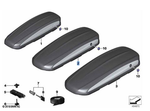 BMW Travel & Comfort Dachbox 420, passend zu allen BMW Dachträgersystemen BMW Travel & Comfort Dachbox 420, passend zu allen BMW Dachträgersystemen