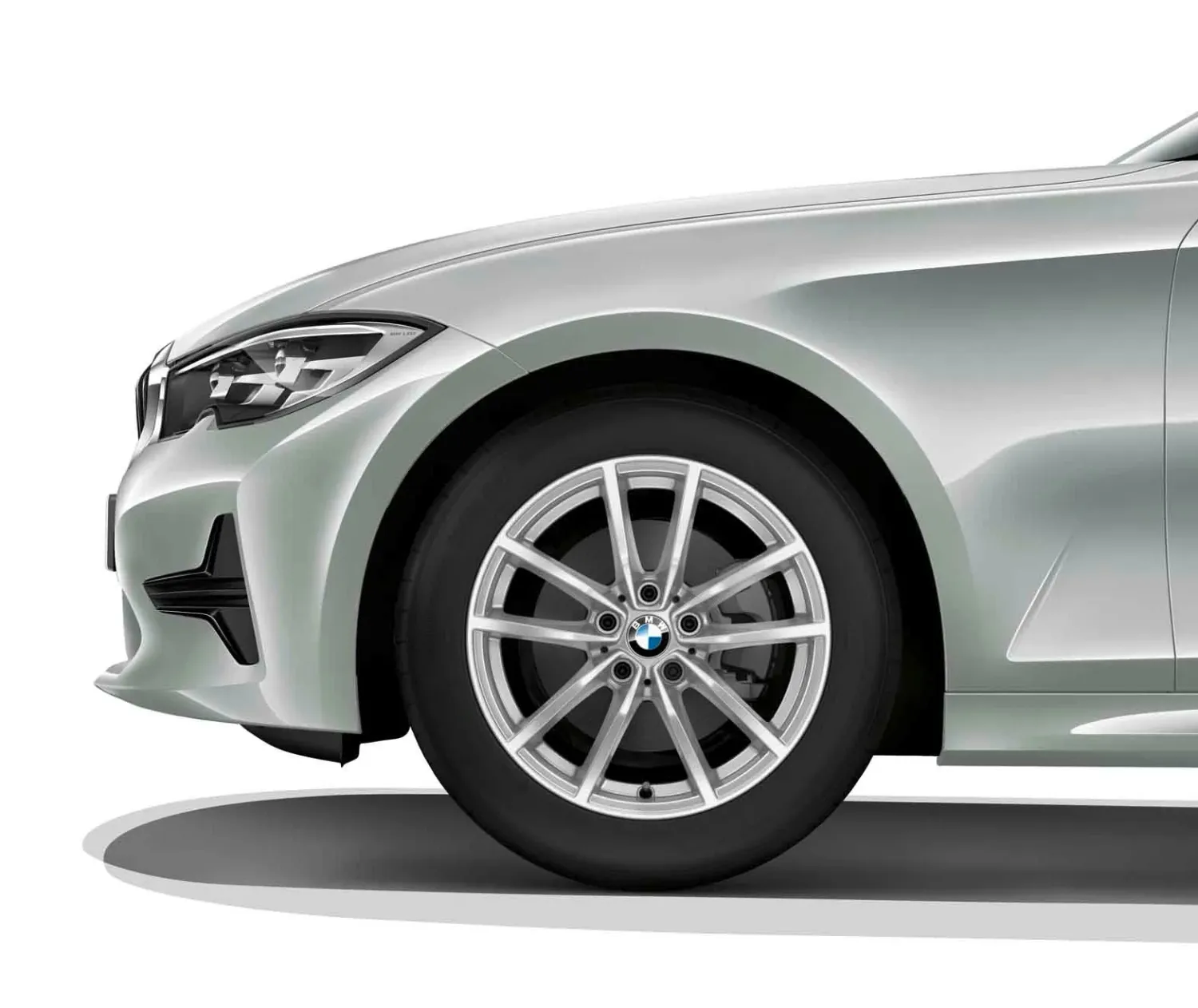 BMW Winterkompletträder V-Speiche 778 reflex silver 17 Zoll RDCi 2er G42 3er G20 G21 4er G22 G23