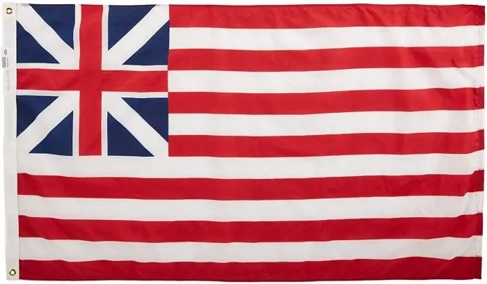3x5 Grand Union flag SolarGuard nylon 100% made in USA with brass grommets.