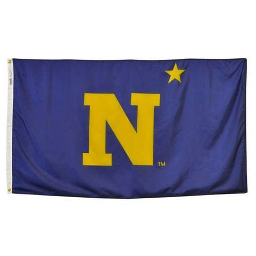 U.S. Navy N Flag 3x5 ft. Nylon SolarGuard Nyl-Glo 100% Made in USA - Annin 3956