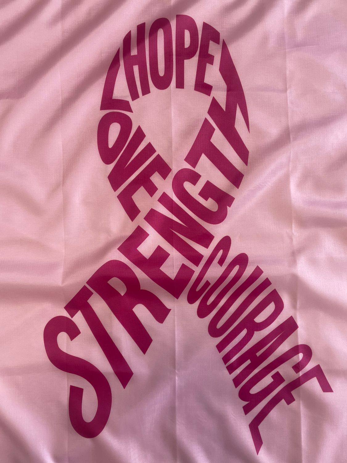 Think Pink flag - ALL proceeds to NorCal Think Pink. Nylon. Made in USA.