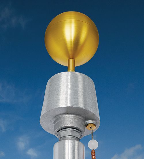 50 foot, Internal Stainless Steel Cable Halyard Flagpole, Reinforced, with Internal Winch, Concord Titan Series - IWW50. Many options available. FREE FREIGHT