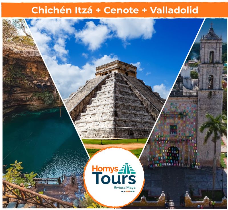 Chichén Itzá + Cenote + Valladolid  PREMIER $108 USD