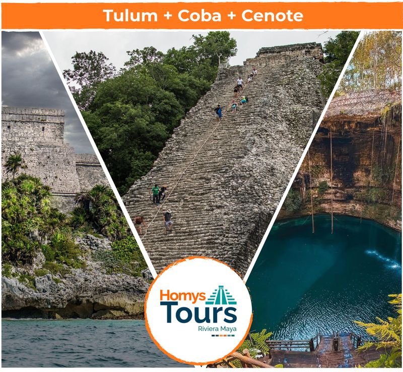 Tulum + Coba + Cenote $90 USD PER PERSON Tulum + Coba + Cenote $90 USD PER PERSON