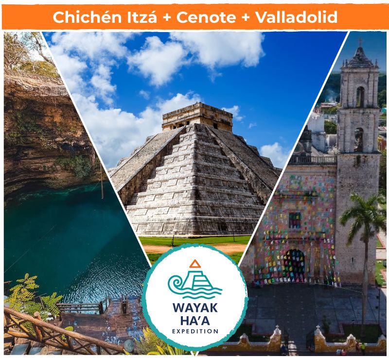 Chichen Itza + Natural well + Valladolid Premier $108 USD