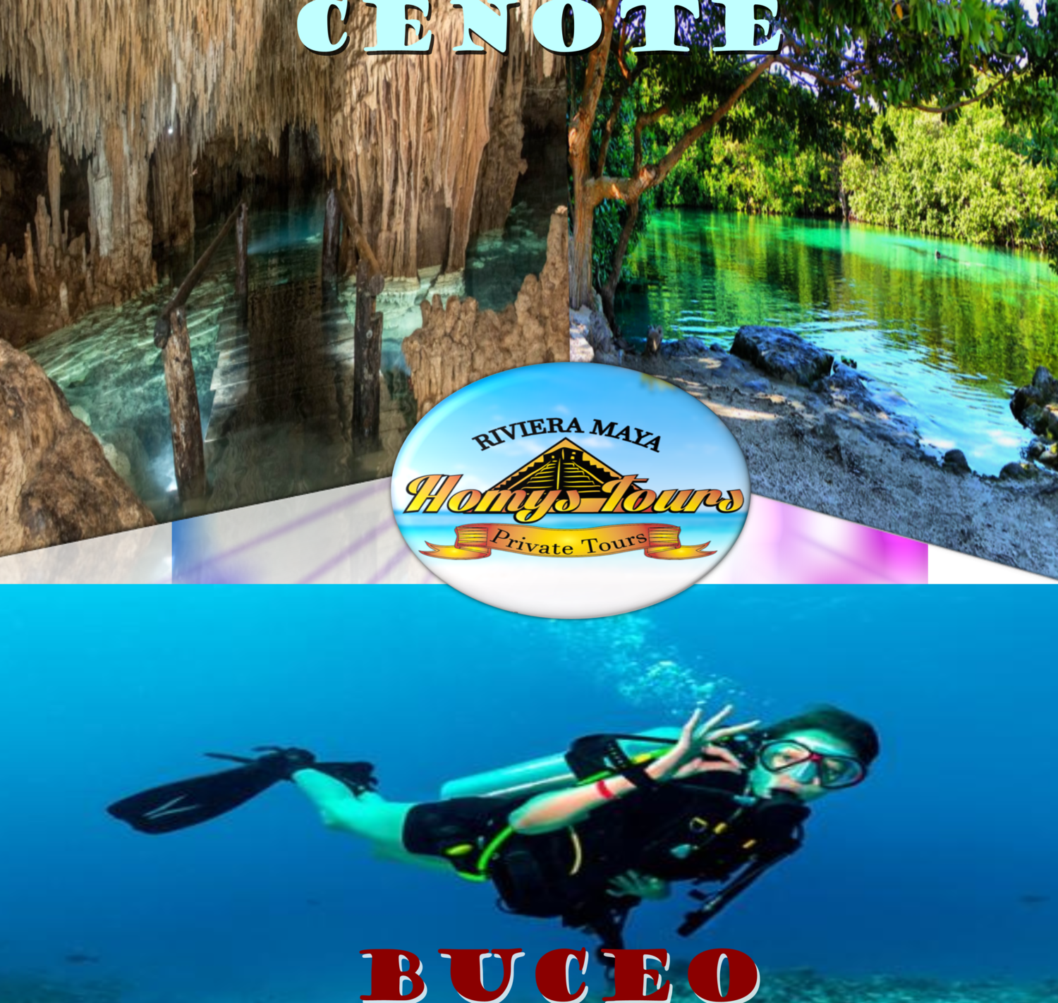 Buceo Cenote 2,700 pesos