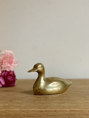 Petit canard en laiton