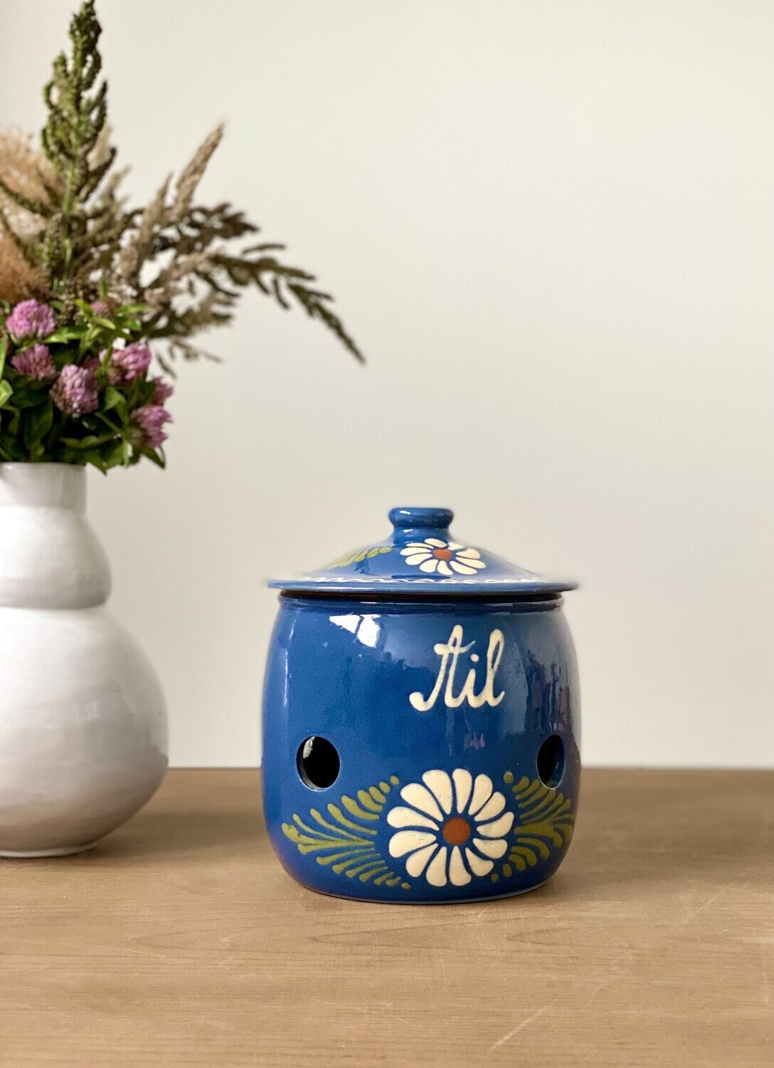 Pot à ail en céramique - Manufacture de Soufflenheim ?? 