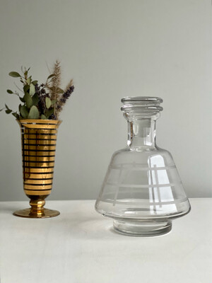 Carafe à liqueur Art Déco