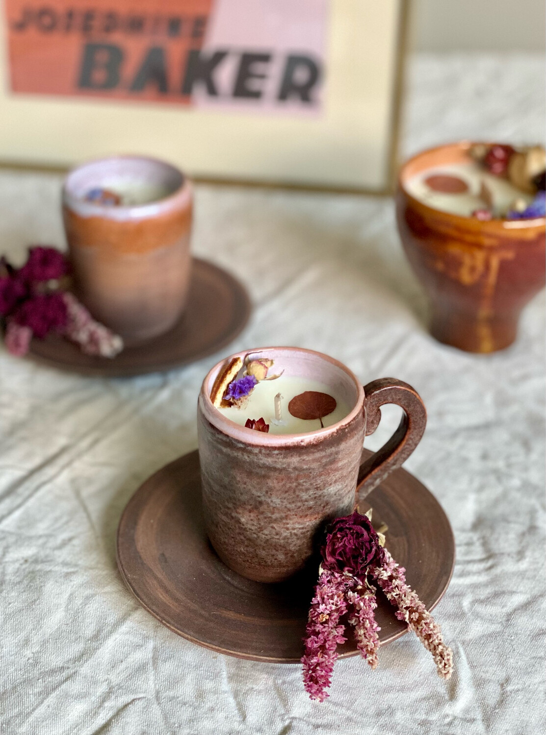 Bougie Joséphine - Tasse et sous tasse Salins