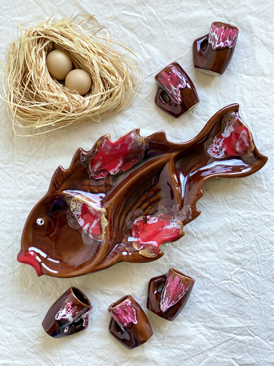 Plat poisson Vallauris grand modèle