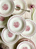 8 assiettes creuses Paniers Fleuris - Gien