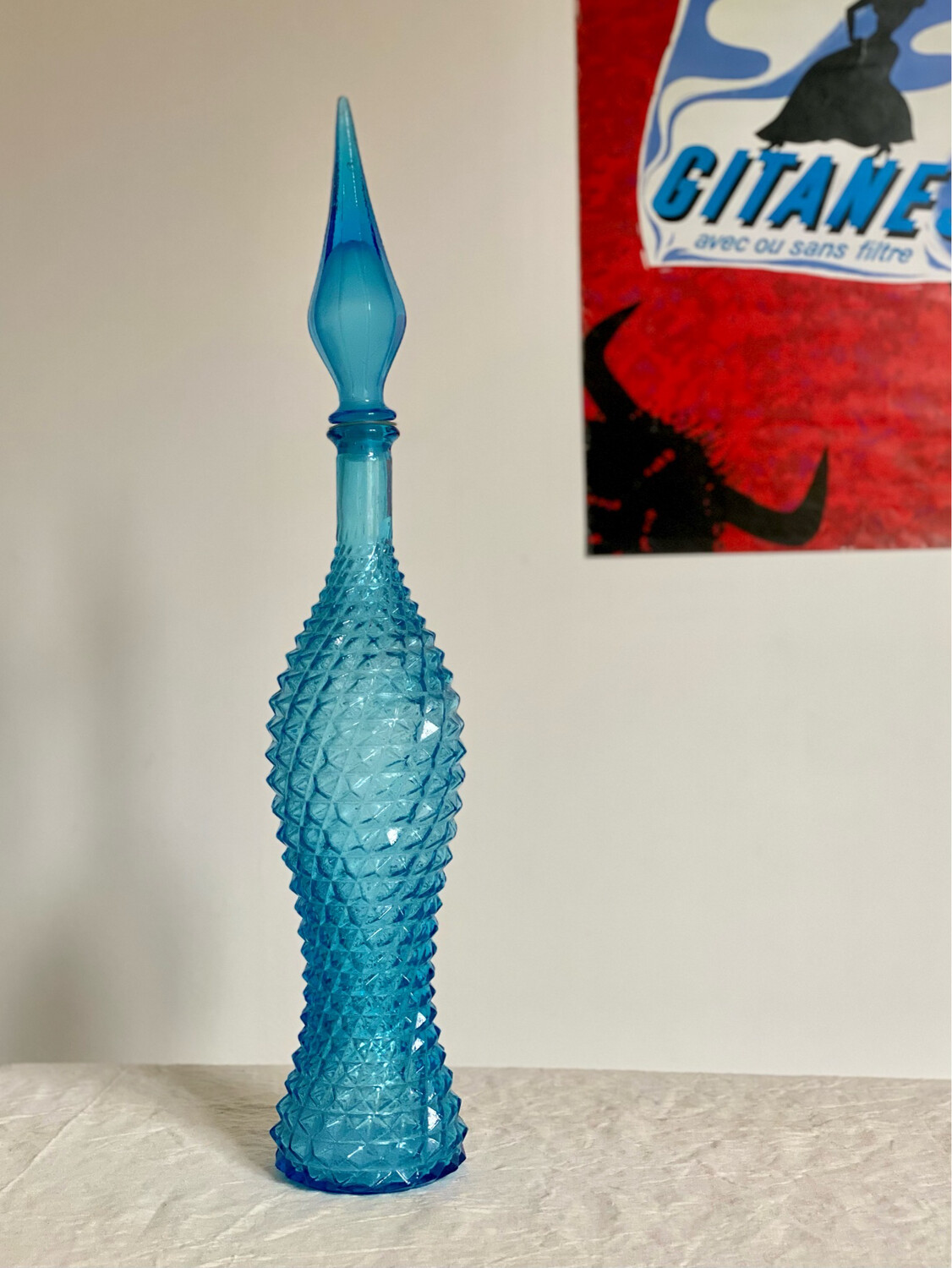 Carafe Genie Bottle - Empoli - turquoise