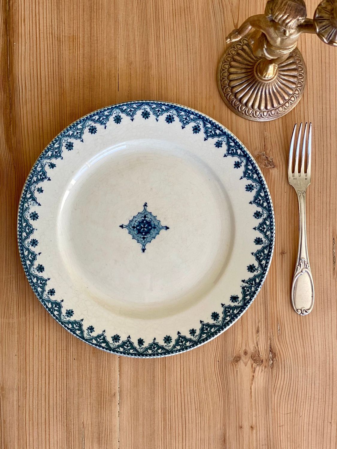Assiette plate Grand dépot - E.Bourgeois