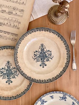 2 assiettes "Alhambra" - Salins