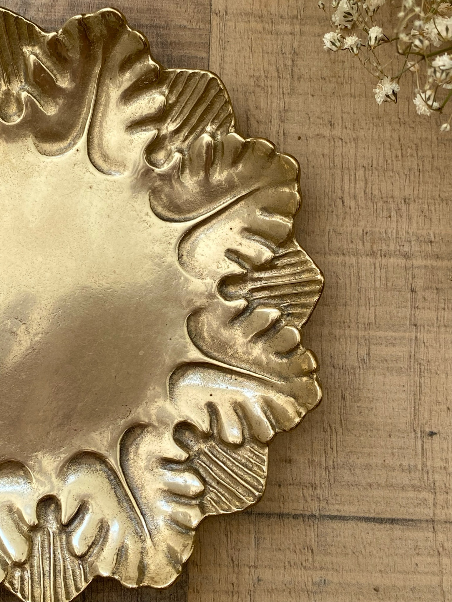 Vide poche en laiton - Feuilles