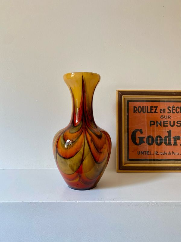 Grand vase en verre de Florence