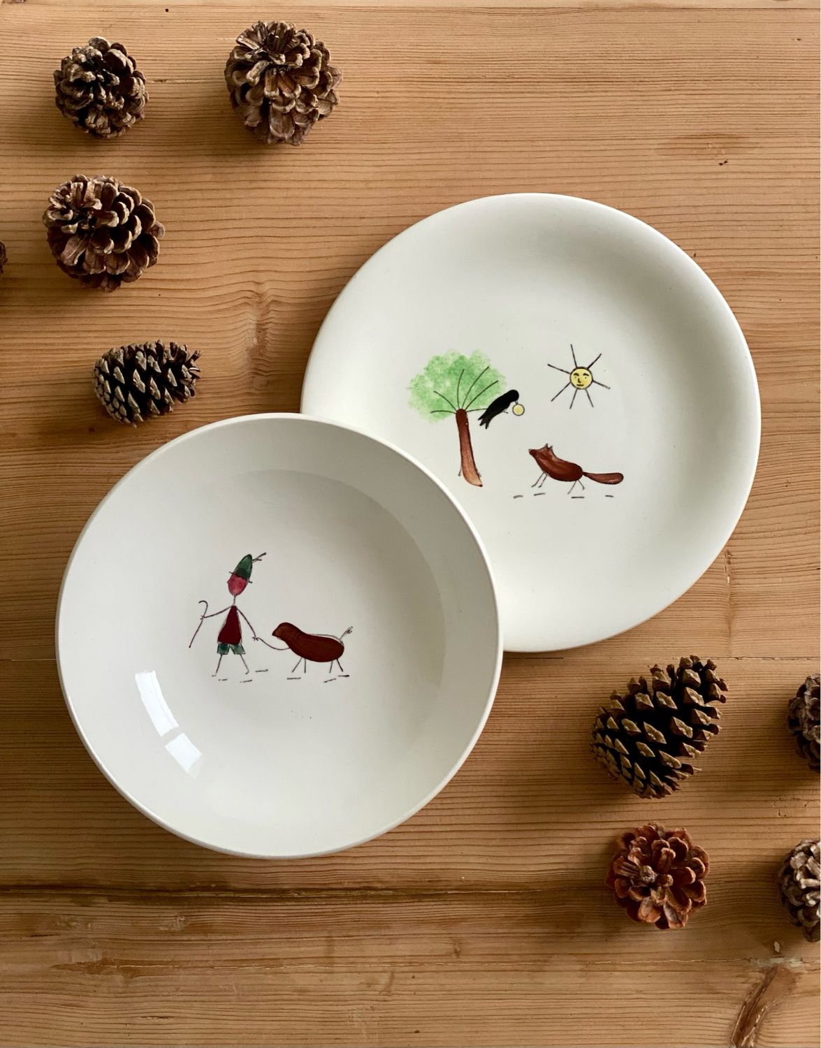 Duo d’assiettes enfantines - Salins