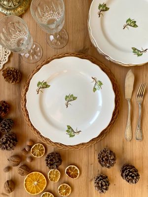 4 assiettes "Chambon" - Salins