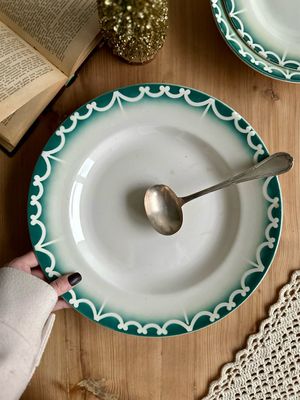 Plat rond - Digoin Sarreguemines