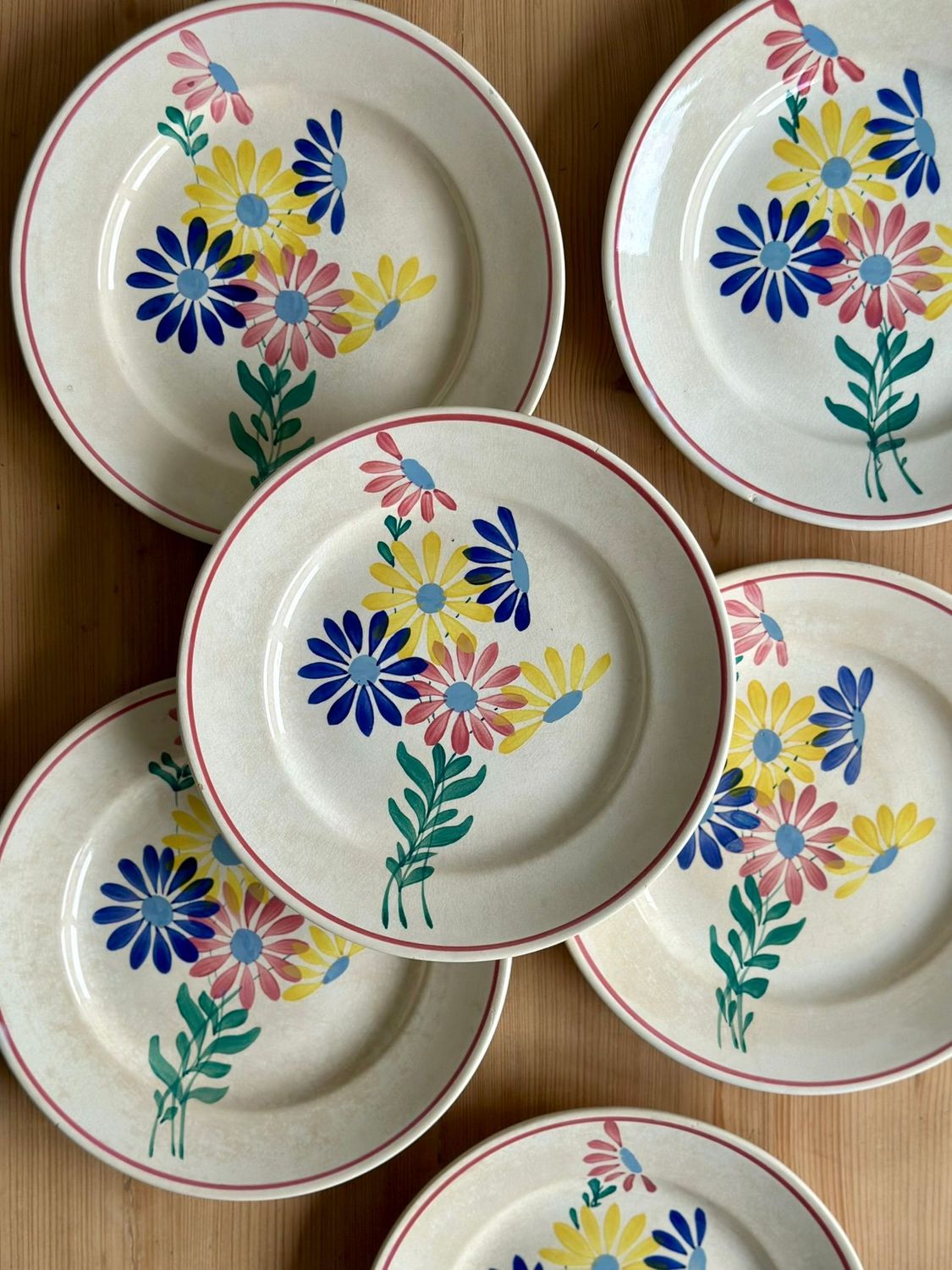 6 assiettes "Claudy" - Givors