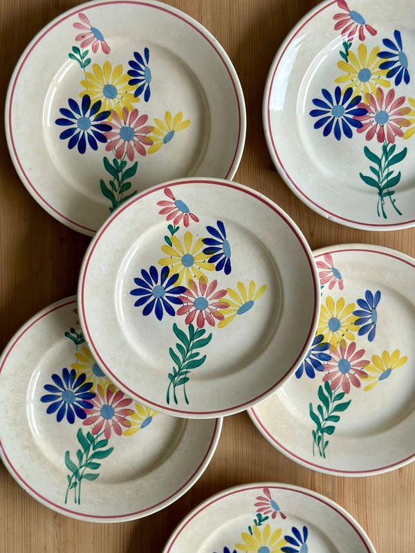 6 assiettes "Claudy" - Givors
