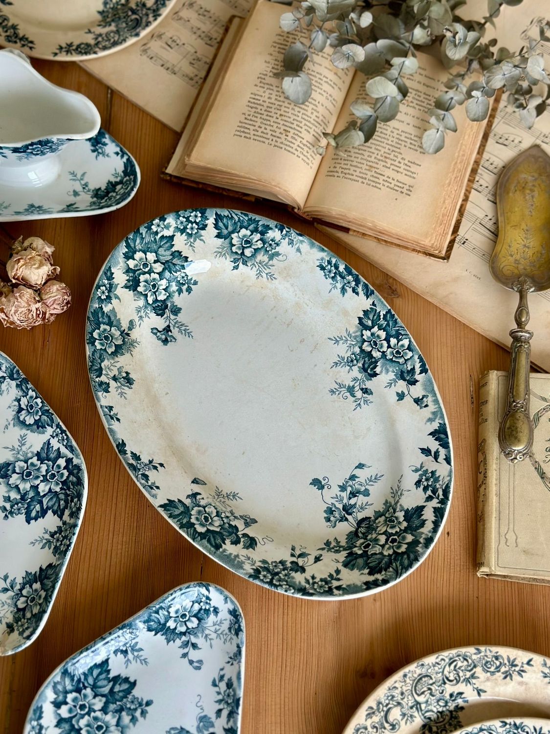 Plat ovale "Marie Louise" - Saint Amand