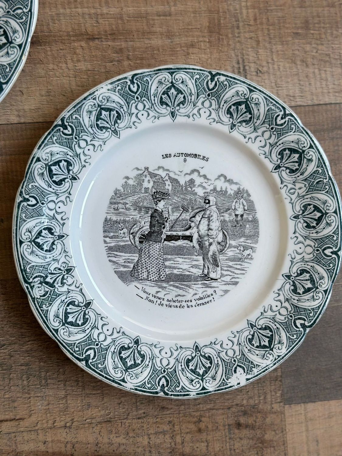 Assiette Parlante Humoristique - Thème Tir à L'arc - Saint-Amand - 19,5 Cm