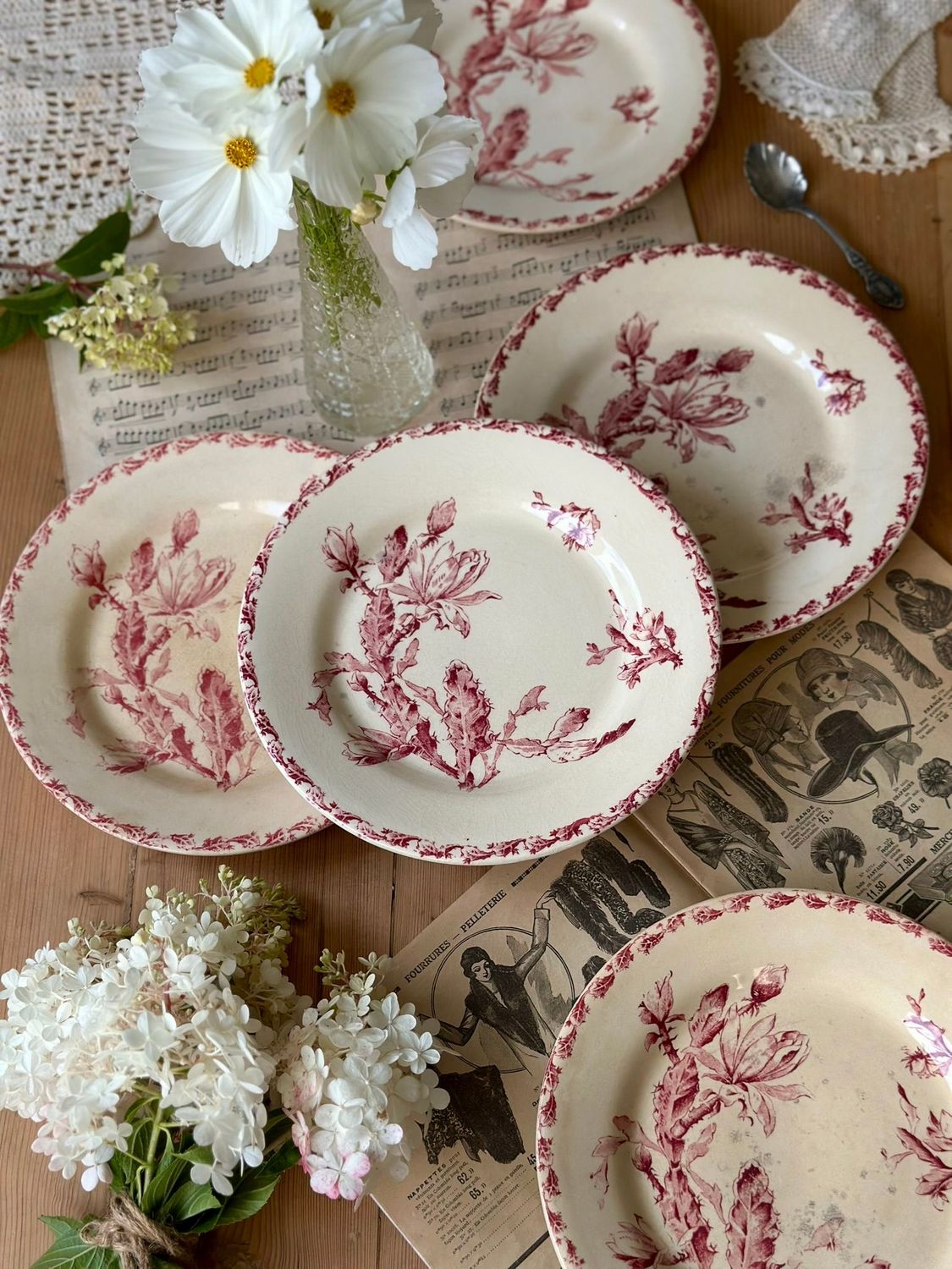 4 assiettes "Cactus" - Gien