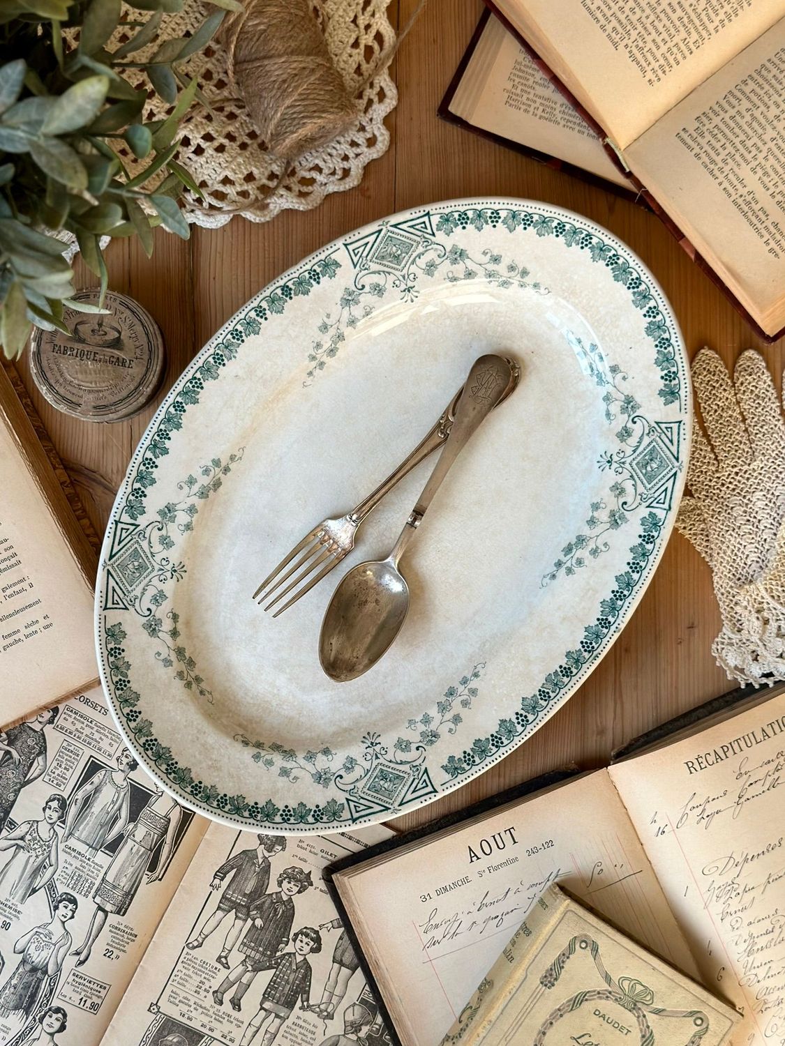 Plat ovale "Caumartin" - Lunéville