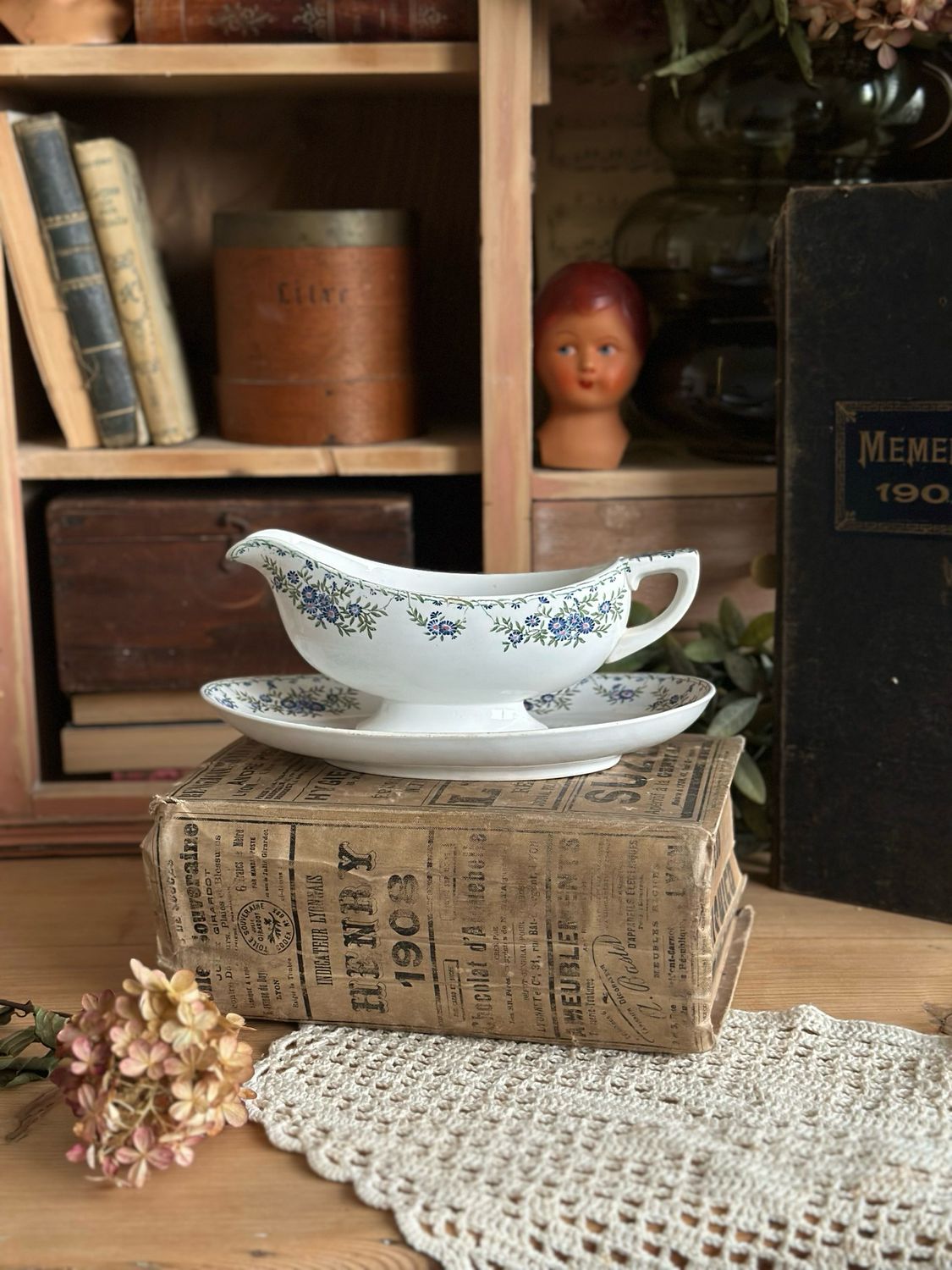 Saucière "Marguerites" - U&C Sarreguemines