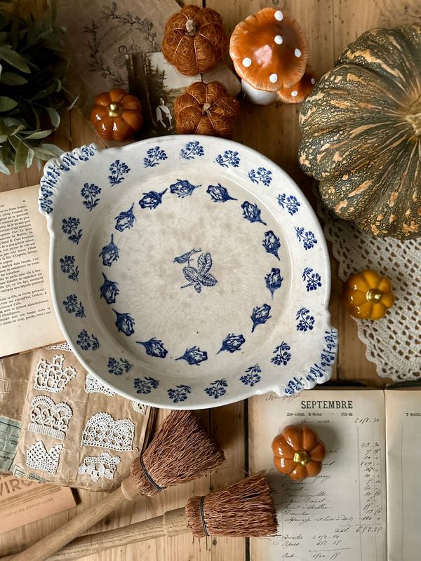 Grand plat ancien - Saint-Uze / Saint-Vallier