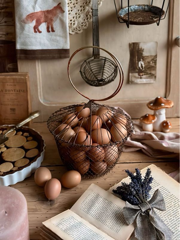 Ancien panier à œufs