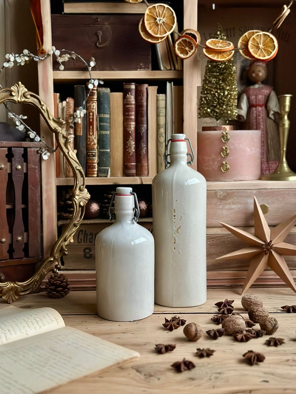 Ancienne bouteille en grès - Petit format