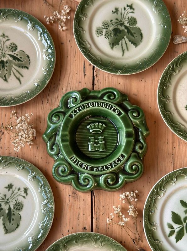 Cendrier Kronenbourg en céramique