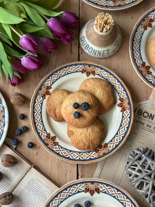 7 assiettes "Mauresque" - Creil & Montereau