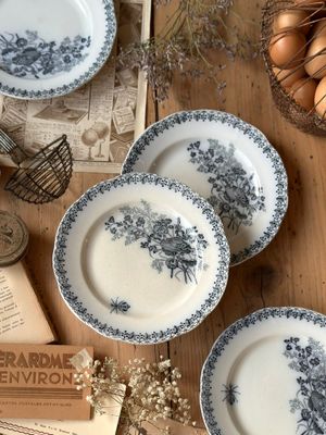 4 assiettes à dessert "Moisson" - Onnaing