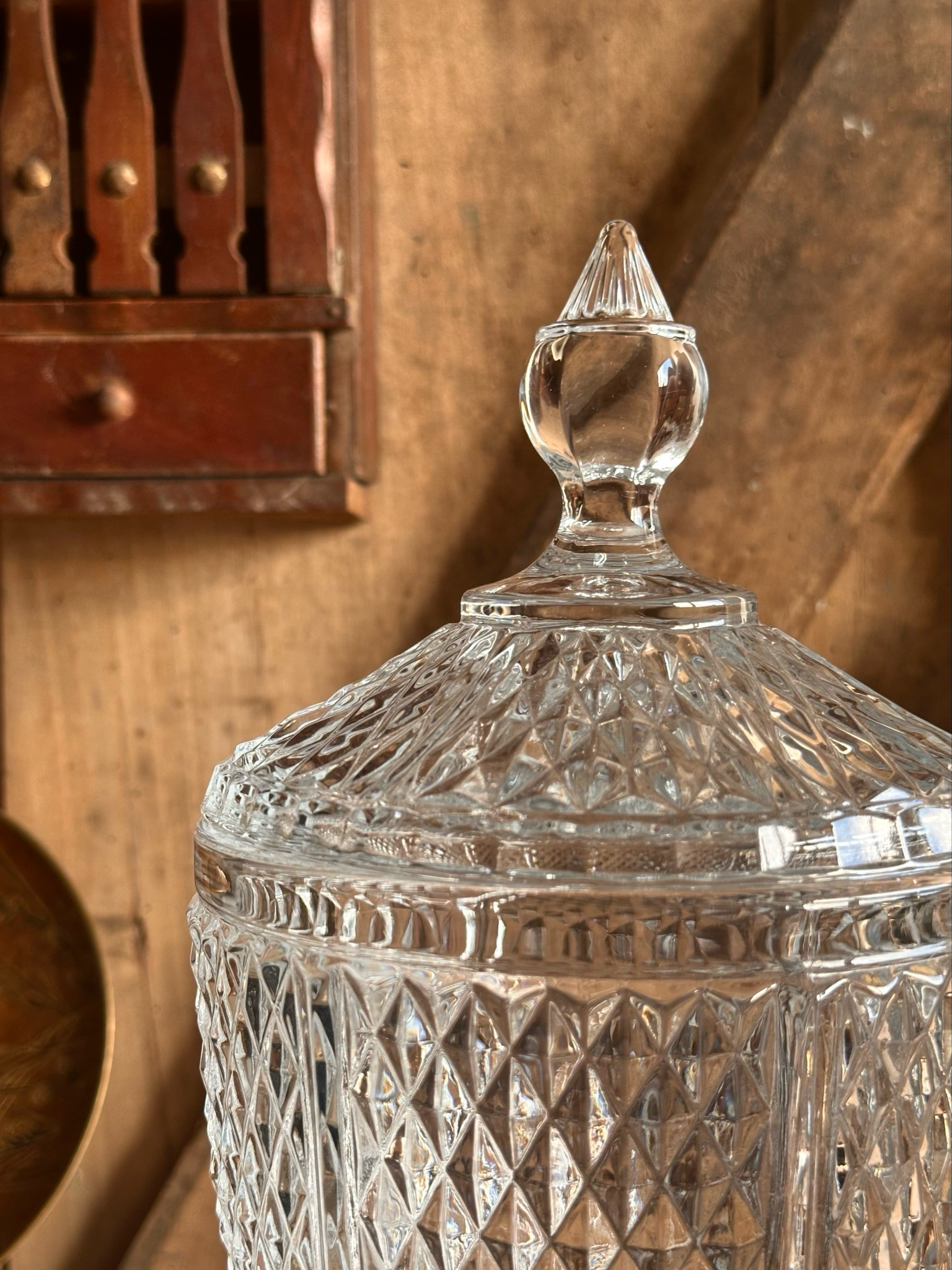 Bonbonnière en verre