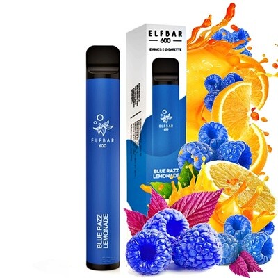 VAPE PEN ELF BAR BLUE RAZZ LEMONADE- sigaretta elettronica usa e getta- jetable- disposable. LAMPONE BLU LIMONE