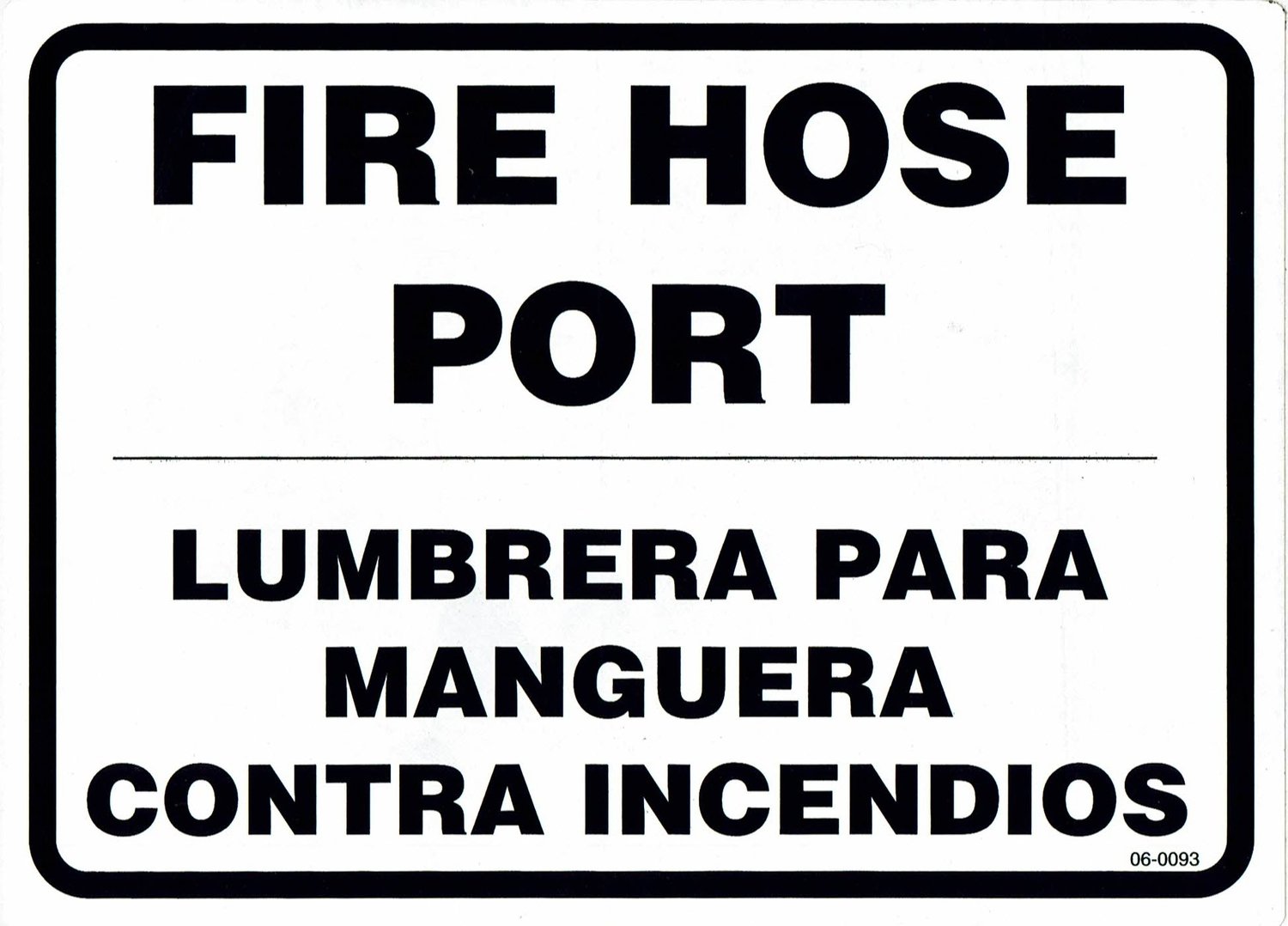 "Fire Hose Port" Decal