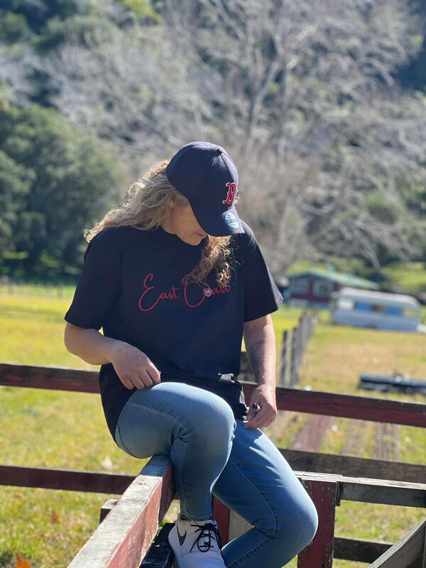 Classic Red on Black Tee