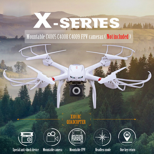 MJX X101 + FPV camera