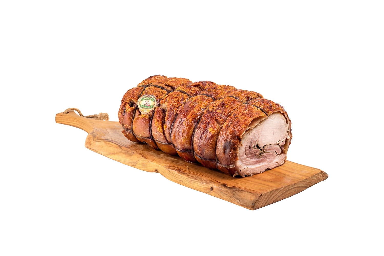 Tronchetto di Porchetta di ariccia Igp + Capocollo Romano + Salame Napoli + Pancetta Stagionata al Pepe Nero Tronchetto di Porchetta di ariccia Igp + Capocollo Romano + Salame Napoli + Pancetta Stagionata al Pepe Nero