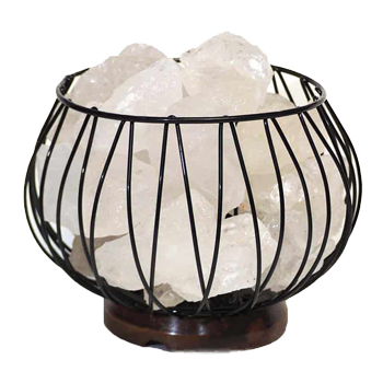 Clear Quartz Crystal Gemstones Lamp