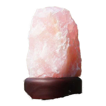 Rose Quartz Crystal Gemstones Lamp