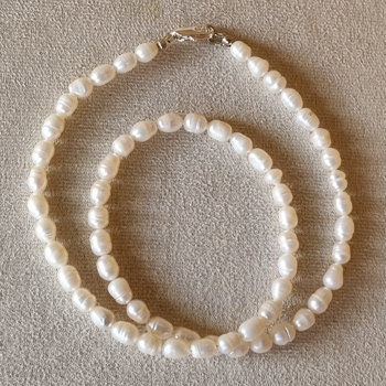Australian Fresh Water Pearl Necklace 12ml | Elegant and Timeless Gemstone Jewellery for Women | Embrace Purity and Emotional Balance