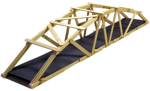 25&quot; Arched Warren Truss Popsicle Bridge